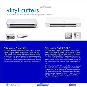 Silhouette Vinyl cutters