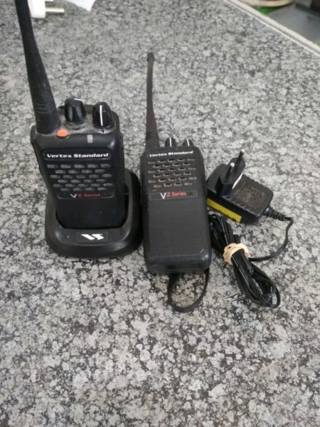 Two Way Radio Vertex Vz Series fairly used comes with a charger