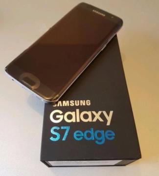 32GB SAMSUNG GALAXY S7 EDGE BLACK ONYX IN THE BOX - TRADE INS WELCOME