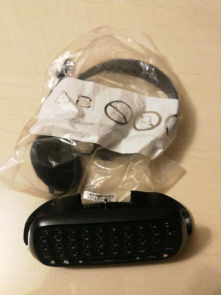 Xbox Headset unused and chatpad