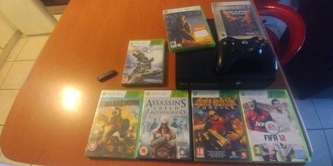 Xbox 360 with 7 games R1700