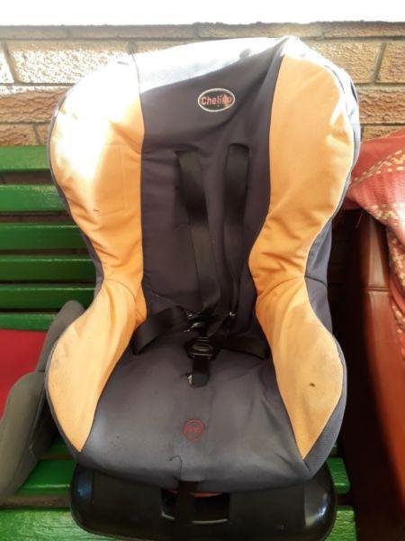 Chelino car seat . 6 months to 5 yrs