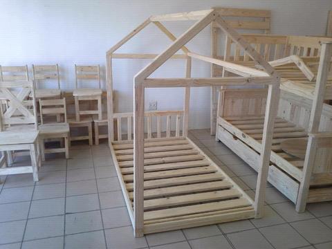 Solid Pine Montessori bed