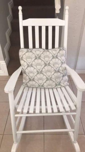 White Rocking Chair for sale