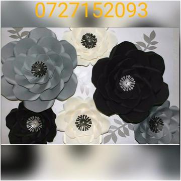 Paper flowers decor