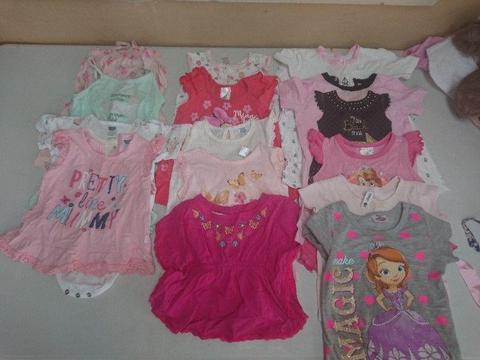GIRLS SUMMER CLOTHES FOR SALE (12-18, 18-24 MONTHS AND 2-3 YEARS)