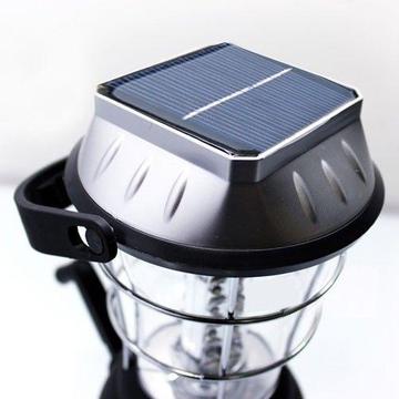 Camping? WE HAVE THE ANSWER ---Super bright hand crank solar LED lantern