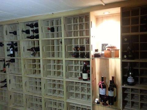 Wooden boxes and Wine crates