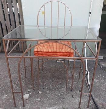 Rod Iron Table and chair