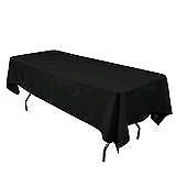 Black tablecloths for sale