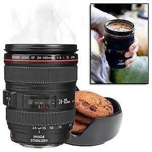 Camera coffee cup