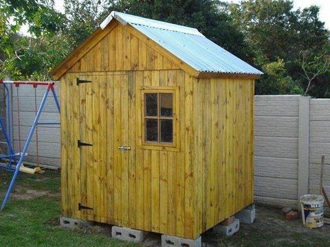 1.5mx2m knotty pine tool shed