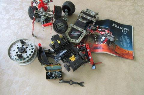 INCOMPLETE MECCANO CAR AND SOME OTHER ITEMS - AS PER SCAN
