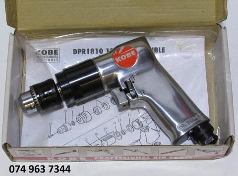 Kobe KBE-270-1400L Reversible 10mm Pneumatic "Pistol" Drill*NEW*