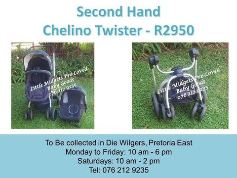 Second Hand Chelino Twister - Dark Blue and Light Blue