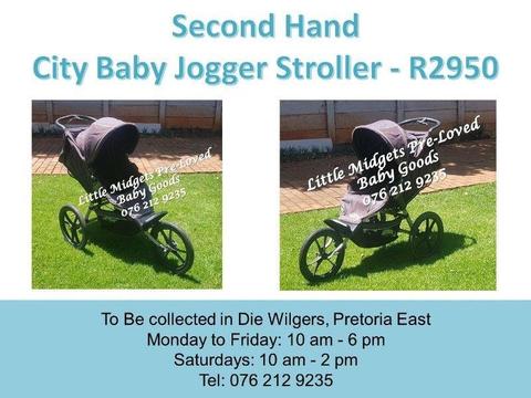 Second Hand City Baby Jogger Stroller