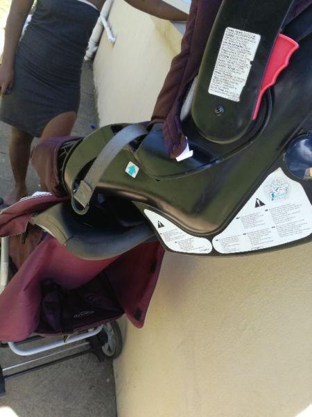 Baby cot,pram and car seat