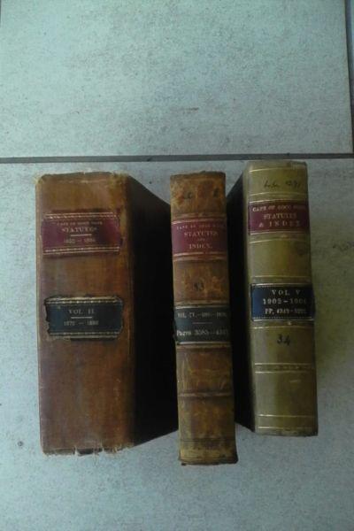 Antique Books - Statutes of the Cape of good hope 1895