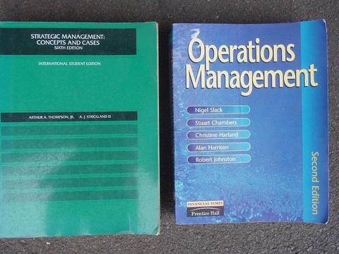 Operations & Strategic Management books