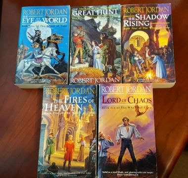 The wheel of time novels by Robert Jordan