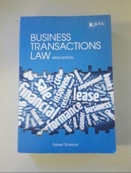 Business Transactions Law 9th Edition Book