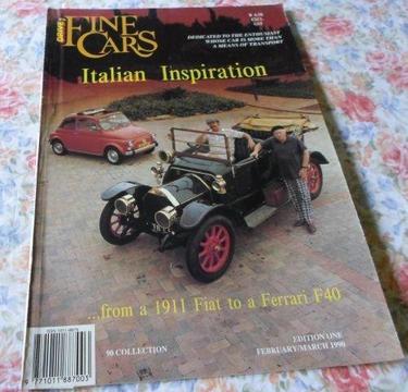( S.A. ) DRIVE - FINE CARS MAGAZINE FEBRUARY / MARCH 1990 ( car magazines , fiat , maserati spyder )