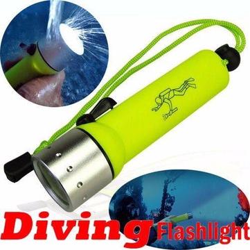 New Professional Diving Flashlight CREE LED Waterproof Torch Up to 30 Meters @R150 each