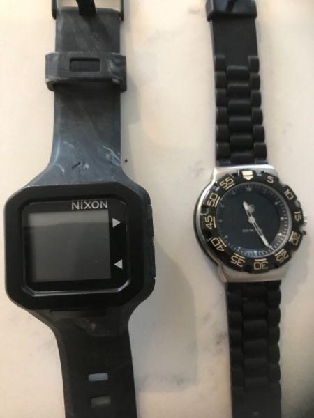 Original TAG HEUER Formula 1 & NIXON Supertides Watches FOR SALE