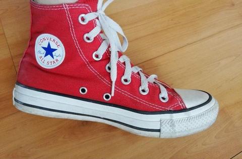 Red Converse All Stars