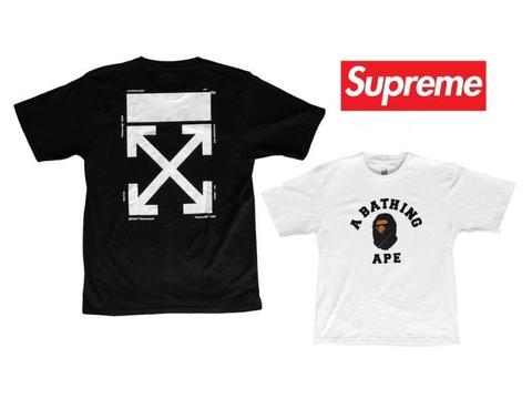 Hyped Clothing | Supreme Offwhite Bape