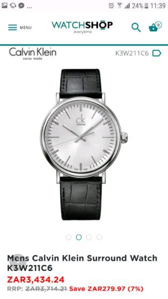Men's Calvin Klein Surround Watch (K3W211)