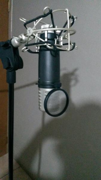 Studio quality Microphone, stand and cables