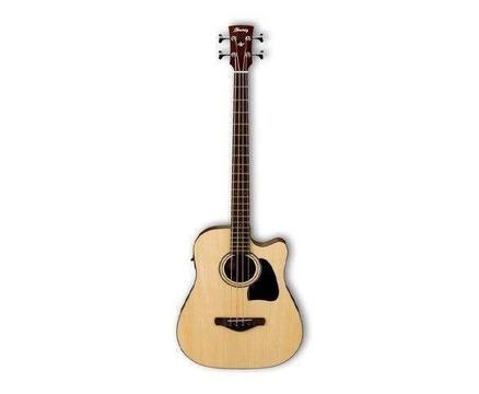 Ibanez AWB50CE-LG Natural Acoustic Electric Bass Guitar.BRAND NEW WITH FULL WARRANTY - J