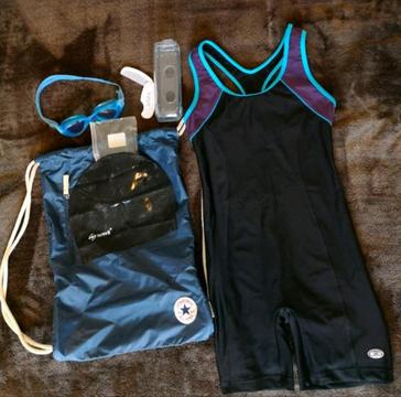 Ladies OTG costume and swim gear perfect for gym