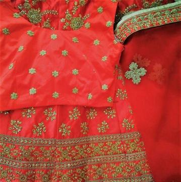 Red Indian Bridal Lehenga (New!)