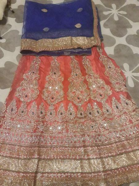 Beautiful Lengha for sale....still brand new in packaging, need to clear cupboard. Has not been used