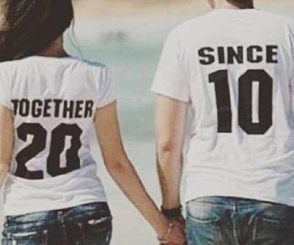 His and hers printed tops