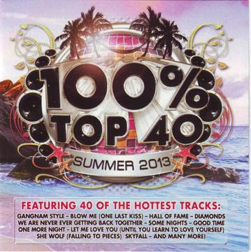 100% Top 40 Summer 2013 (double CD) (cover versions) R90 negotiable