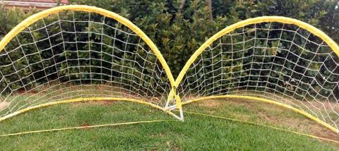 Kickmaster portable soccer goal set