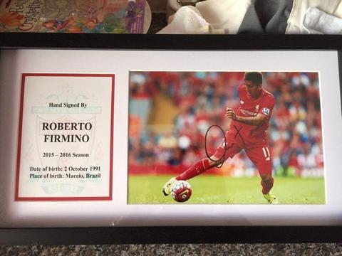 Liverpool signed and framed photos
