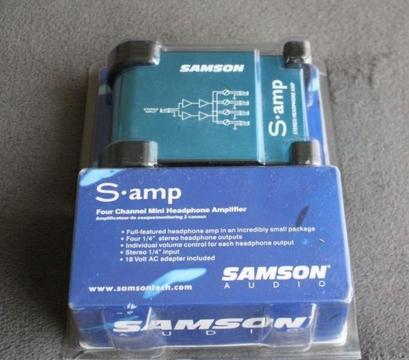 Samson 4 channel Mini Headphone Amplifier