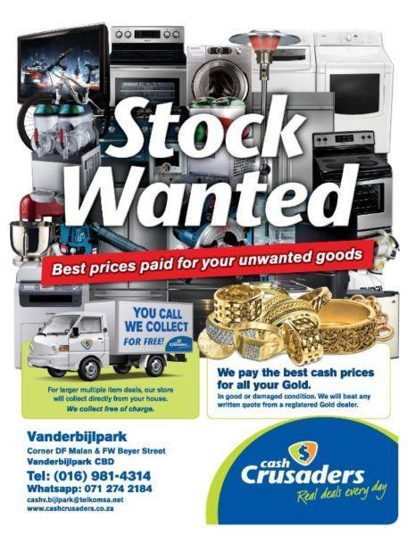 STOCK WANTED URGENTLY!!!
