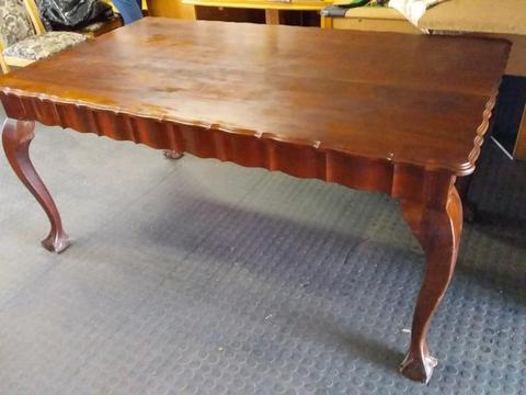 Ball and claw dining room table