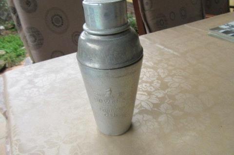 VINTAGE COCKTAIL SHAKER - BOWEN SPECIAL DRY OLD LONDON GIN - AS PER SCAN