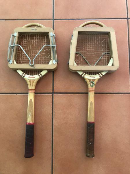 Vintage Dunlop Tennis Rackets