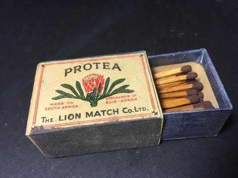 Lion Match Box with Original Contents