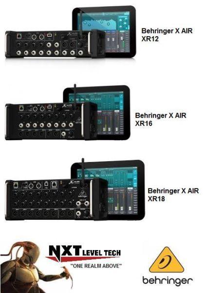 Behringer X AIR Series Digital Mixers with FULL 12 MONTH WARRANTY