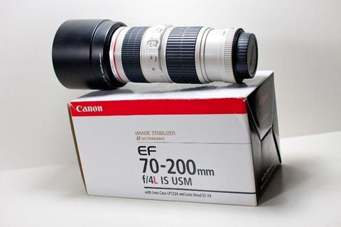 CANON EF 70-200mm f/4 L IS USM LENS :