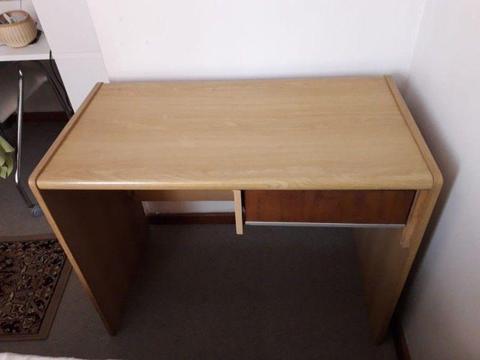 Thick solid wood desk only R400