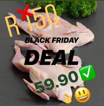 *BLACK FRIDAY* Gourmet Quail Meat Halaal (ON PROMOTION)